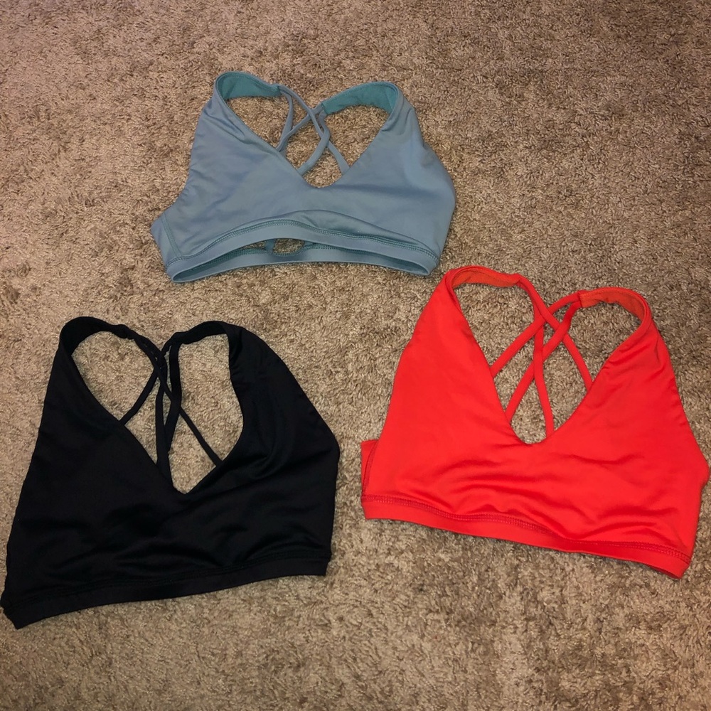 3 P’tula Sports Bras size Small ❤️